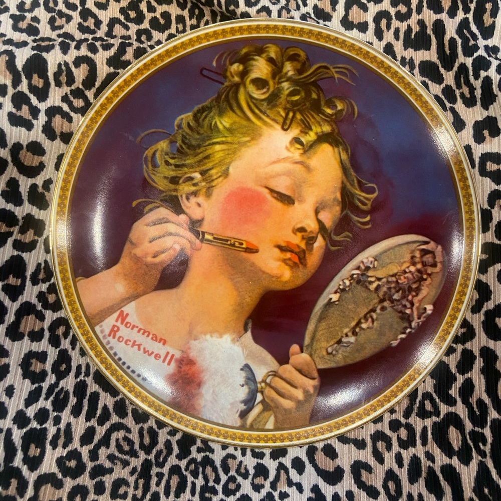 Authentic Norman F***ing Rockwell Plate